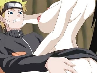Naruto is a lucky little pervert because he gets to have his hard dick ridden by a beautiful slut after battle. He fight hard and then the dark haired