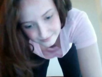 Adorable redhead teen got naughty with me on the webcam. I talked her into stripping and demonstrating her sweet pussy.